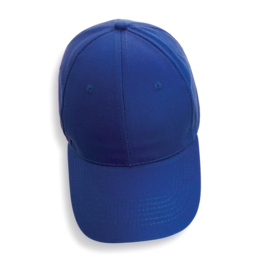 Impact 6 panel 190gr gerecycled katoenen cap, AWARE™ tracer, blauw