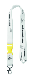 Lanyard van katoen met buckle