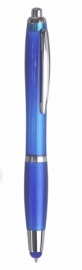 Gerecyclede PET stylus pen, blauw