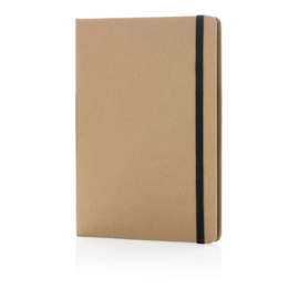 Eco-vriendelijk A5 kraft notitieboek, zwart