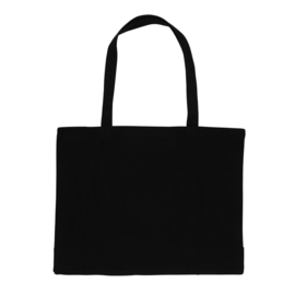 Impact AWARE ™ shopper van gerecycled katoen 145gr, zwart