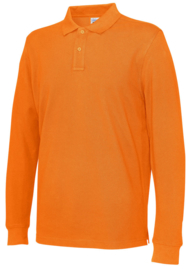 Long Sleeve Polo Gemaakt Van Organische Katoen