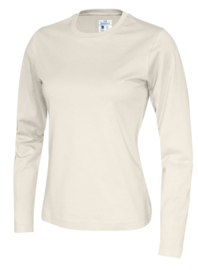 T-shirt Long Sleeve Gemaakt Van Organische Katoen, Dames