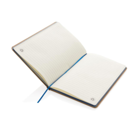 Eco-vriendelijk A5 kraft notitieboek, blauw