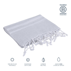 Vibe Hammam handdoek - Light Grey