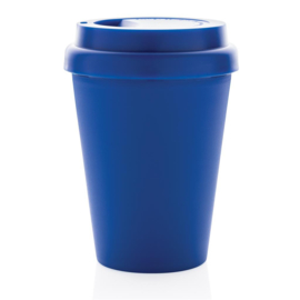 Herbruikbare Dubbelwandige Koffiebeker, Blauw