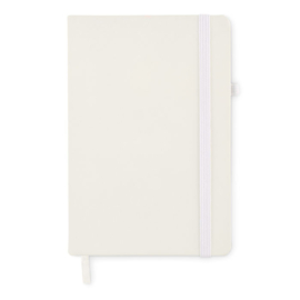 Gerecycled PU kraft notitieboek, wit