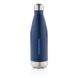 Vacuüm geïsoleerde roestvrijstalen fles, blauw