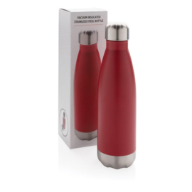 Vacuüm geïsoleerde roestvrijstalen fles, rood