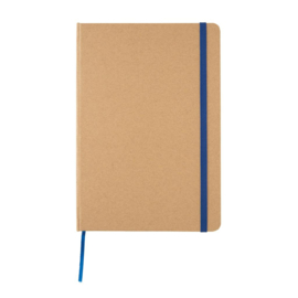 Eco-vriendelijk A5 kraft notitieboek, blauw