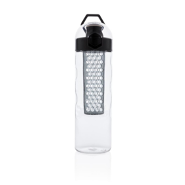 Honeycomb afsluitbare lekvrije waterfles met infuser, zwart