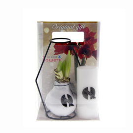 No Water Flowers – Formz with candle