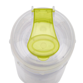 Waterfles met infuser, groen