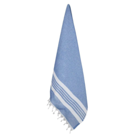 Gerecycled Hamam Handdoek, promo Blue
