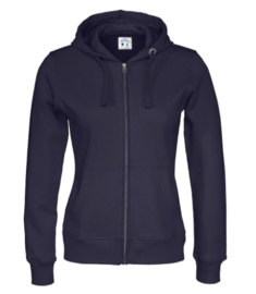 Full Zip Hoody Gemaakt Van Organische Katoen, Navy