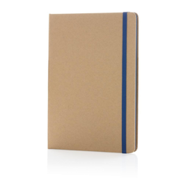 Eco-vriendelijk A5 kraft notitieboek, blauw