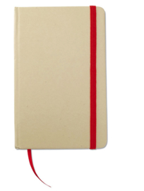 A6 Gerecycled memoblokje, rood