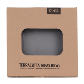 Senza terracotta tapas large grijs