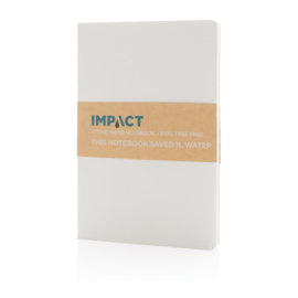 Impact softcover steenpapier notitieboek A5, wit