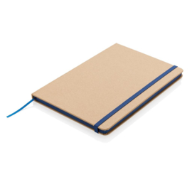 Eco-vriendelijk A5 kraft notitieboek, blauw