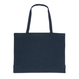 Impact AWARE ™ shopper van gerecycled katoen 145gr, donkerblauw