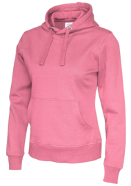 V-neck Hoody Gemaakt Van Organische Katoen, Dames