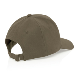 Impact 5 panel 280gr recycled katoenen cap met AWARE™ tracer, groen