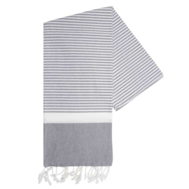 XL Oekotex-Katoen Handdoek, Dark Grey