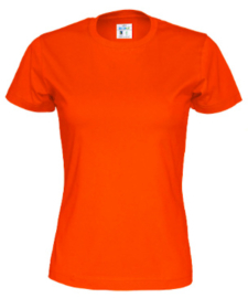 T-shirt Gemaakt Van Organische Katoen, Oranje