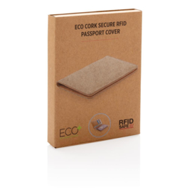 ECO kurk RFID paspoort houder