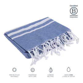 Vibe Hammam handdoek - Royal Blue