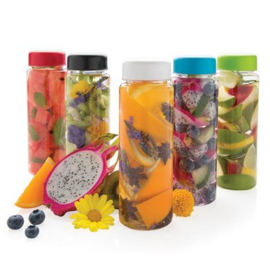 Everyday fles met infuser, groen