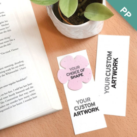 Small Eco Bookmark, met een geprint vormpje