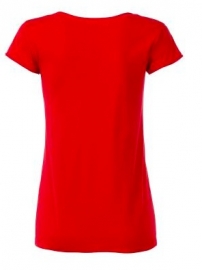 Bio Katoen Damesshirt, Rood