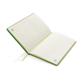 Eco-vriendelijk A5 kraft notitieboek, groen