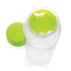 Everyday fles met infuser, groen