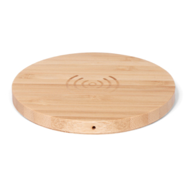 BRAINZ Wireless Charger Circle Bamboo