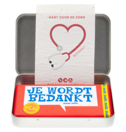 Tony in Blik met groeikaartje