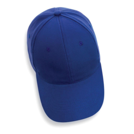 Impact 6 panel 280gr gerecycled katoenen cap, AWARE™ tracer, blauw