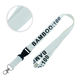 Lanyard van bamboe met buckle