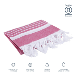 Vibe Hammam handdoek - Fuchsia