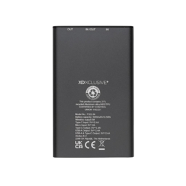 Terra RCS recycled aluminium 5000 mAh powerbank 5W draadloos