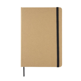Eco-vriendelijk A5 kraft notitieboek, zwart
