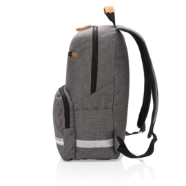 Laptop Rugtas Met LED Licht, Grijs