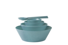 Saladebestek 2-delig, Pebble White