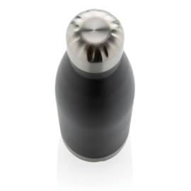 Vacuüm geïsoleerde roestvrijstalen fles, zwart