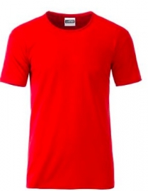 Bio Katoen Herenshirt, Rood