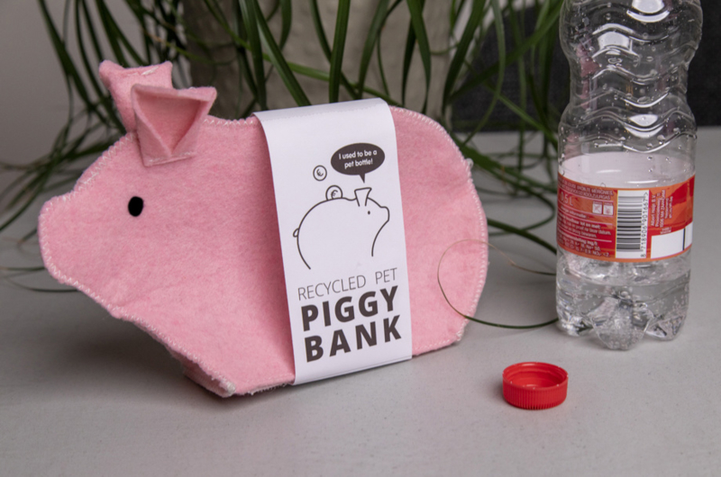 RPET Piggy Bag