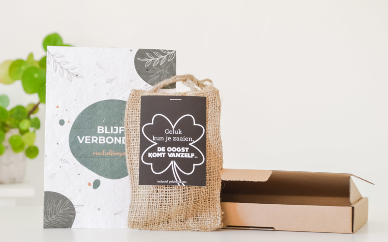 schroot zingen Jachtluipaard Zakje geluk met de post | Brievenbus cadeautjes | Eco Giving