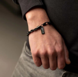 Twisted rope black